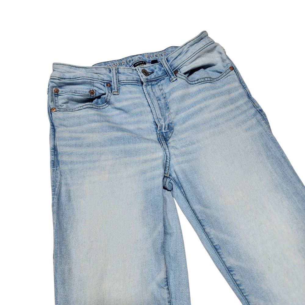 American Eagle Athletic‎ Straight Jeans AirFlex+ Light Wash Denim 32x34 READ